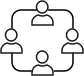 Icono red de personas